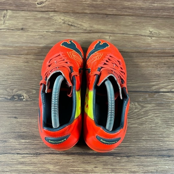 Puma Evo Power 3 Orange Soccer Cleats Men’s Size 7 Athletic Shoes - Picture 5 of 10